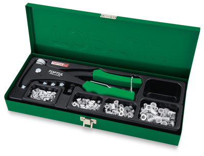 Заклепочник ручной с резьбовыми заклепками M3, M4, M5, M6 в кейсе 121 предмет TOPTUL GAAD0102 Заклепочник ручной с резьбовыми заклепками M3, M4, M5, M6 в кейсе 121 предмет TOPTUL GAAD0102