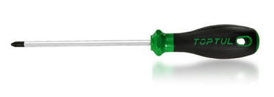 Отвертка крестовая PH3x150 мм серии Pro-Plus TOPTUL Отвертка крестовая PH3x150 мм серии Pro-Plus TOPTUL