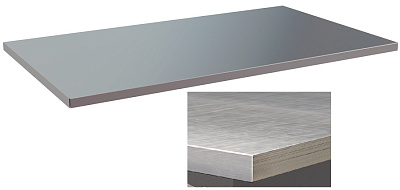 Оцинкованная столешница 01.314GL для верстака с одной тумбой